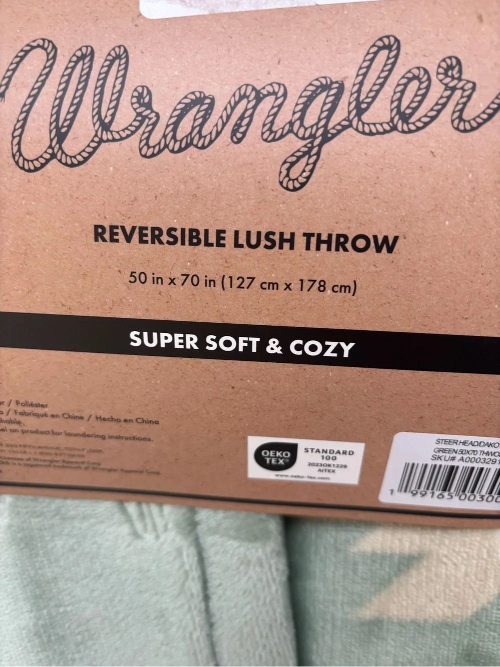 Nwt Wrangler Reversible Throw